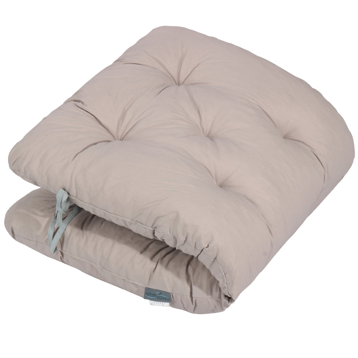 Homecall Decorative Cushion Bench Cushion Seat Cushion with Backrest 2 Nordic Design for Garden Bench (Khaki, 98 x 50 cm)