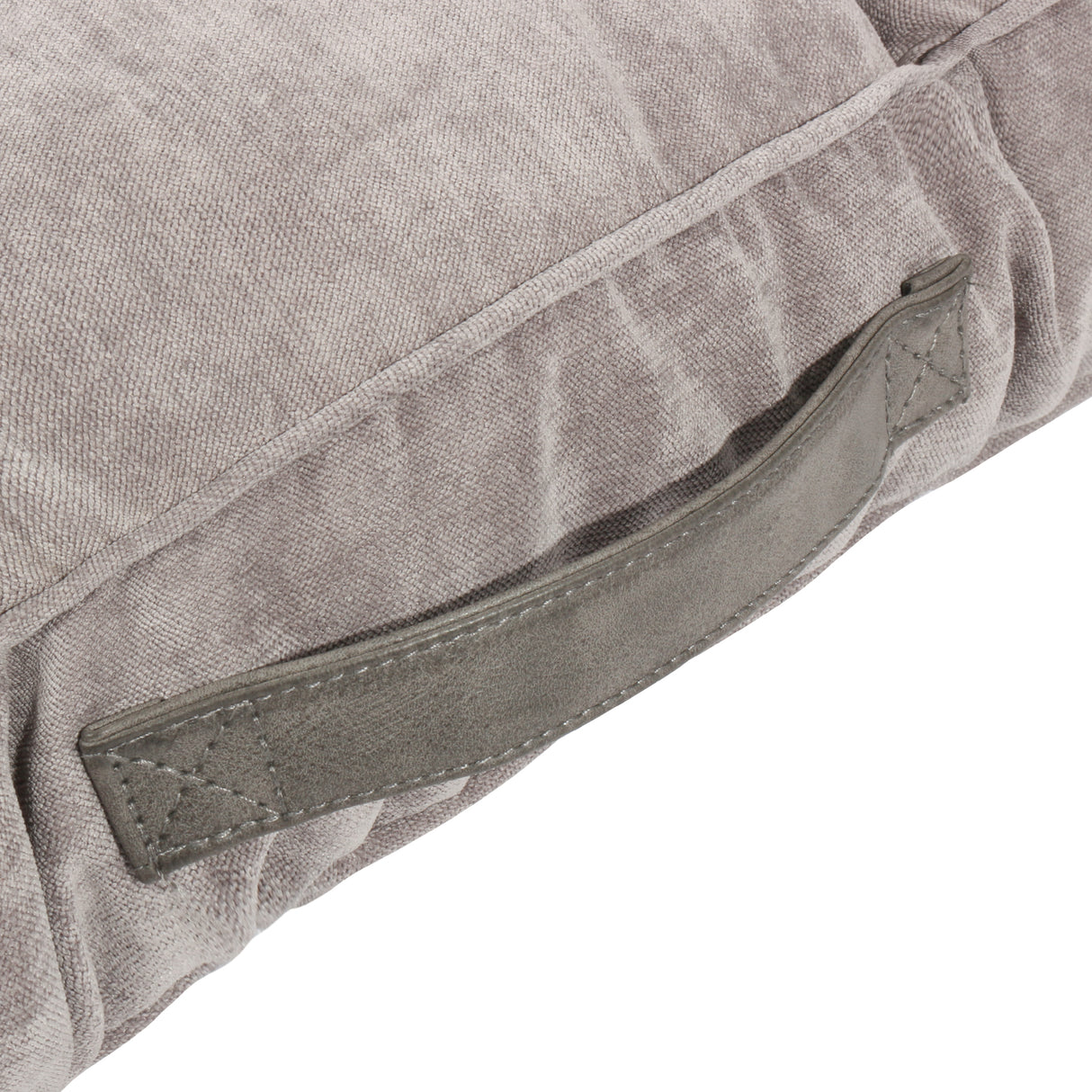 Homecall Decorative Bench Cushion, Seat Cushion with Backrest, Pack of 2, Nordic Design, for Garden Bench (Khaki, 120 x 60 cm)