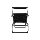 HOMECALL Garden Sun Lounger Aluminum Lounger Deck Chair Foldable, Textilene With Quick - drying Foam, Sun - Roof, bis 180KG - Homecall - outdoor