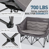 Camping Sofa faltbar XL für 2 Personen, extra dick gepolstert, bis 320 kg