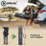 Homecall Camping Chairs, Foldable, Up to 360 kg, Ultra Large Camping Chair with High Backrest, Fully Padded, Robust and Reliable Folding Chair Camping for Outdoor, Balcony, Garden, Fishing, XXL