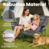 Camping Sofa faltbar XL für 2 Personen, extra dick gepolstert, bis 320 kg