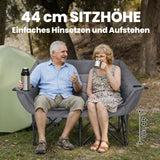 Camping Sofa faltbar XL für 2 Personen, extra dick gepolstert, bis 320 kg