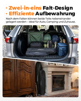 Campingstuhl Faltbar mit Fußablage Gepolstert Hochlehner, 150 kg Belastbar