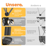 Homecall Camping Chairs, Foldable, Up to 360 kg, Ultra Large Camping Chair with High Backrest, Fully Padded, Robust and Reliable Folding Chair Camping for Outdoor, Balcony, Garden, Fishing, XXL