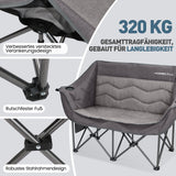 Camping Sofa faltbar XL für 2 Personen, extra dick gepolstert, bis 320 kg