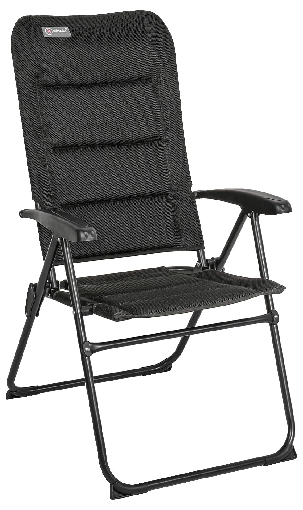 HOMECALL 3D Mesh Cover Recliner with Adjustable 5 Position Armrest Garden Chair Aluminum Caravan Folding Chair - Homecall - outdoor