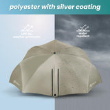 HOMECALL Beach Umbrella Beach Tent, UV - resistant 50+, for 2 - 3 people, Outdoor Parasols - Homecall - outdoor