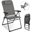 Homecall Camping Chair Foldable 150 KG Load Capacity Garden Chair Foldable High Back - Balcony Chair Fishing Chair Patio Chairs, 5 - Way Adjustable Backrest with Armrest for Camping, Garden, Balcony, Size: set of 2 - Homecall - outdoor