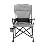 HOMECALL Camping Folding Chair 600D Polyester With Rip - Stop Protection and Foam Padding - Grey - Homecall - outdoor