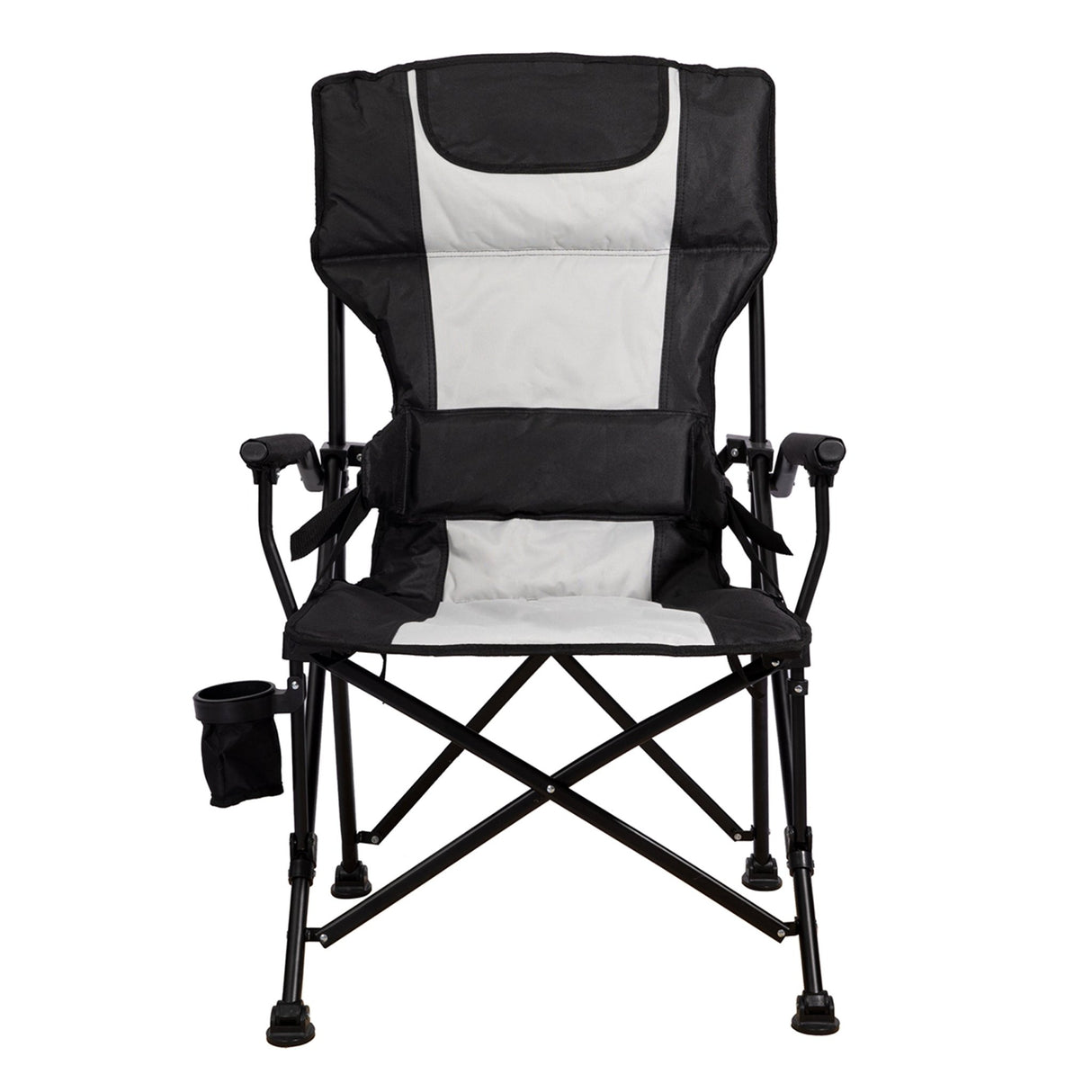 HOMECALL Camping Folding Chair 600D Polyester With Rip - Stop Protection and Foam Padding - Grey - Homecall - outdoor