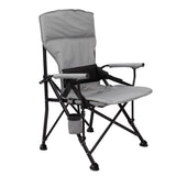 HOMECALL Camping Folding Chair 600D Polyester With Rip - Stop Protection and Foam Padding - Grey - Homecall - outdoor