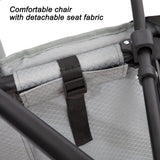 HOMECALL Camping Folding Chair 600D Polyester With Rip - Stop Protection and Foam Padding - Grey - Homecall - outdoor