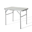 Homecall Camping Table Foldable 75 X 55 X 63/25 cm, Height Adjustable, Aluminum Camping Table with MDF Table Top, UP TO 30 KG, for Garden, Picnic, Beach, Balcony, Kitchen - Homecall - outdoor