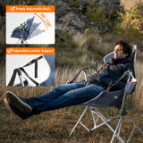 HOMECALL Swing Chair Rocking Chair Outdoor Camping Chair, Foldable Hanging Chair with Adjustable Backrest, bis 180 KG - Homecall - outdoor