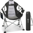 HOMECALL Swing Chair Rocking Chair Outdoor Camping Chair, Foldable Hanging Chair with Adjustable Backrest, bis 180 KG - Homecall - outdoor