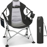 HOMECALL Swing Chair Rocking Chair Outdoor Camping Chair, Foldable Hanging Chair with Adjustable Backrest, bis 180 KG - Homecall - outdoor