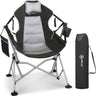 HOMECALL Swing Chair Rocking Chair Outdoor Camping Chair, Foldable Hanging Chair with Adjustable Backrest, bis 180 KG - Homecall - outdoor